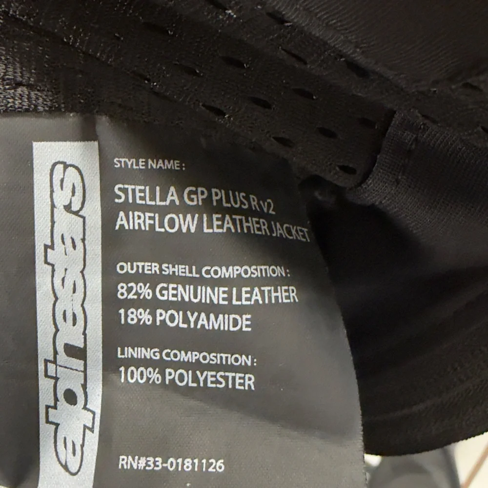Size 6 (42) ALPINESTARS STELLA GP PLUS RV2 AIRFLOW LEATHER MOTORCYLE GEAR - Picture 10 of 16